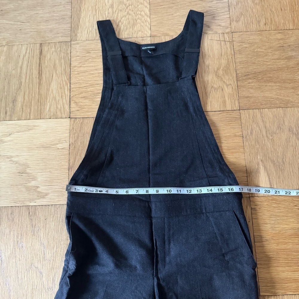 Club Monaco Wool Jumpsuit Overalls Gray Size 6 Sleeveless Long Pant - Picture 8 of 12